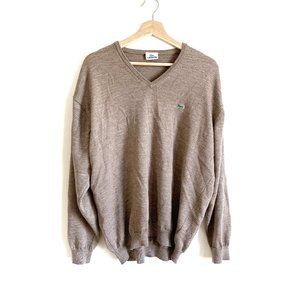 Lacoste | Men's V-Neck 100% Cotton Sweater